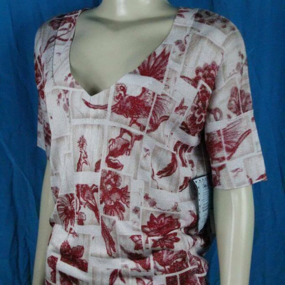 $505 GALLIANO Women's Blouses , size XS , 90% Lana Wool
